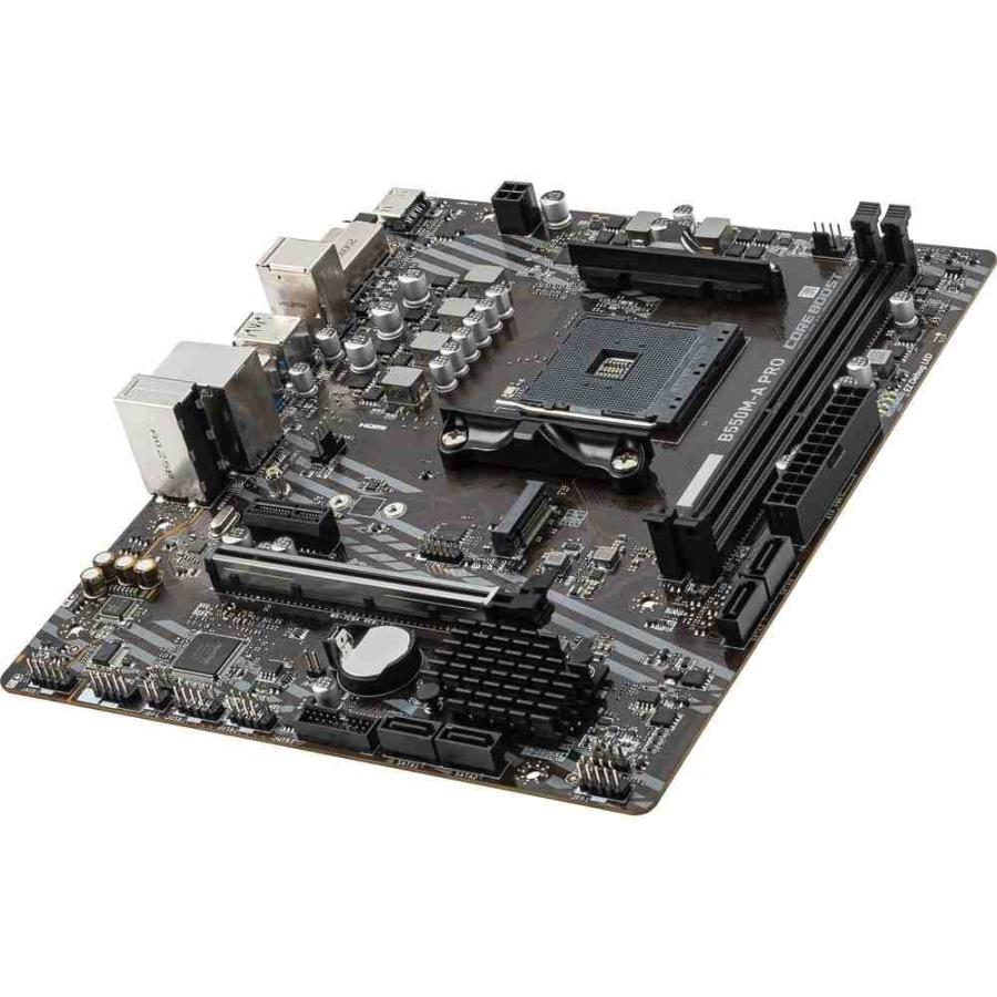 MSI B550M-A PRO AMD B550チップセット搭載、コストパフォーマンスに優れるDDR4メモリ対応のMicro-ATXマザーボード_4
