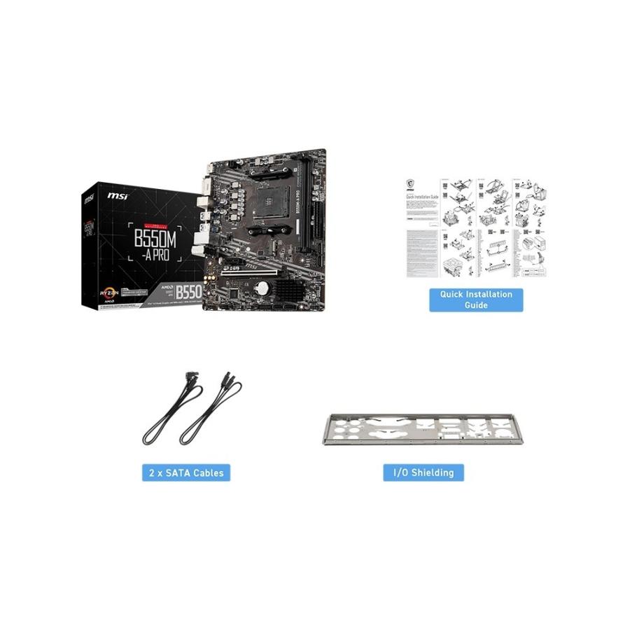 MSI B550M-A PRO AMD B550チップセット搭載、コストパフォーマンスに優れるDDR4メモリ対応のMicro-ATXマザーボード_6