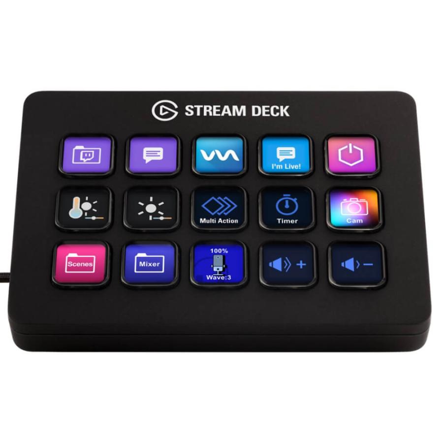 Elgato STREAM DECK MK.2 black 10GBA9900-JP 15個のカスタム Elgato STREAM DECK MK.2 black 10GBA9900-JP 15個のカスタム
