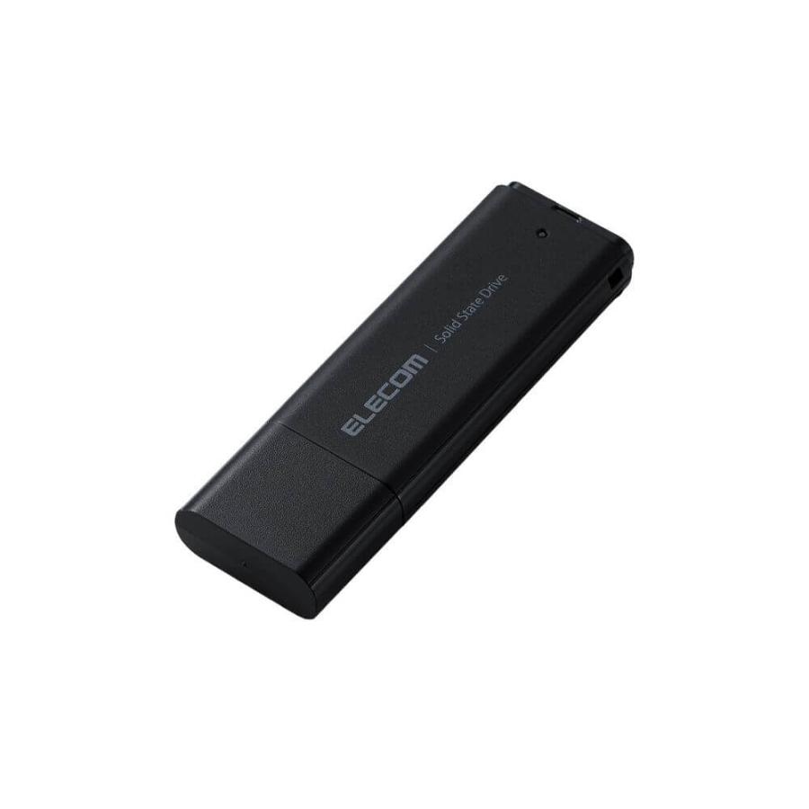ELECOM ESD-EMC0500GBK SSD 外付け 500GB USB3.2 Gen1 読出最大400MB