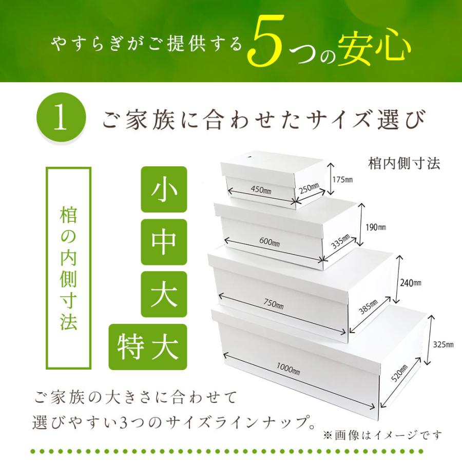 ペット用棺やすらぎ 中サイズ 【即日発送】小型犬棺 猫棺 お別れ窓付