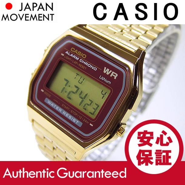 Casio カシオ A 159wgea 5 A159wgea 5 スタンダード デジタル ゴールド ブラウン メンズ ユニセックスウォッチ チープカシオ 腕時計 A 159wgea 5 Levelseven 通販 Yahoo ショッピング