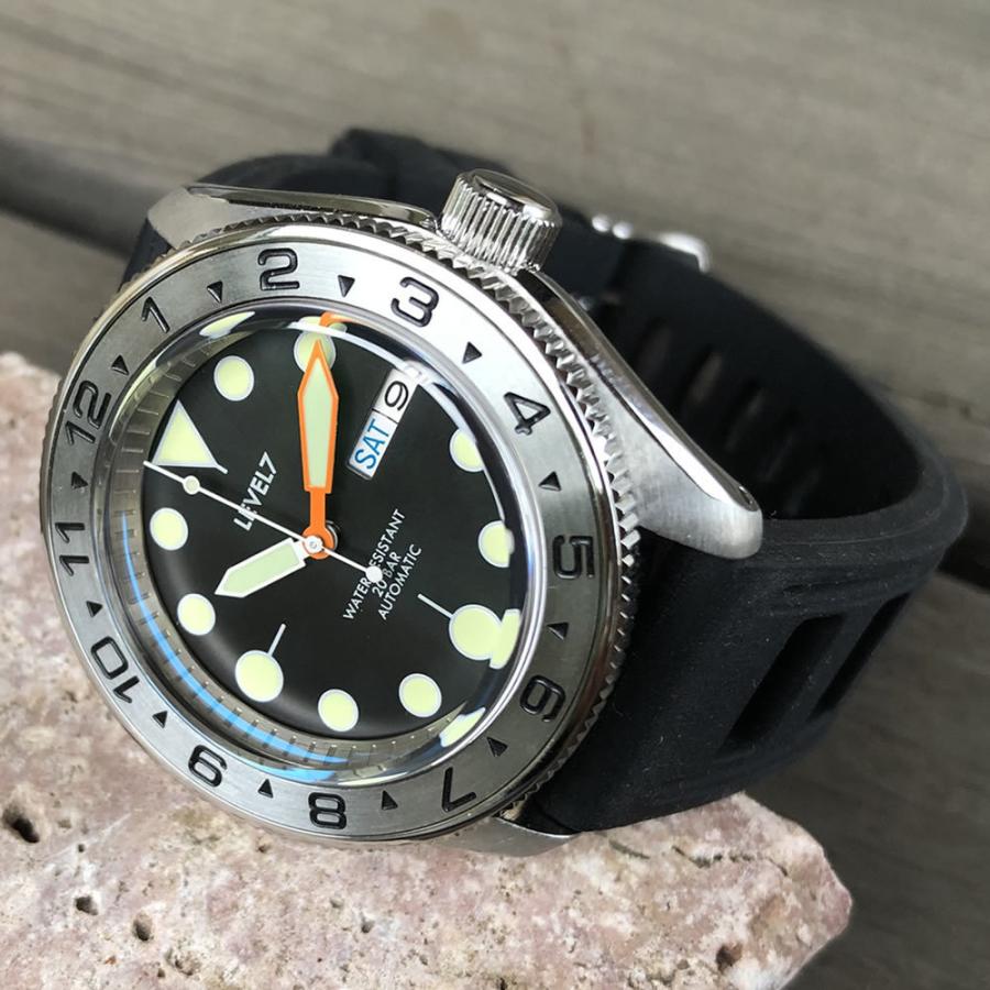 カスタム自由自在/MOD 日本製 メンズウォッチ 20気圧防水 自動巻き SEIKO NH36 316Lステンレス ダイバーズラバーベルト 腕時計 LEVEL7 : LEVELSEVEN - 通販 - Yahoo!ショッピング カスタム自由自在/MOD 日本製 メンズウォッチ 20気圧防水 自動巻き SEIKO NH36 316Lステンレス ダイバーズラバーベルト 腕時計 LEVEL7 : LEVELSEVEN - 通販 - Yahoo!ショッピング