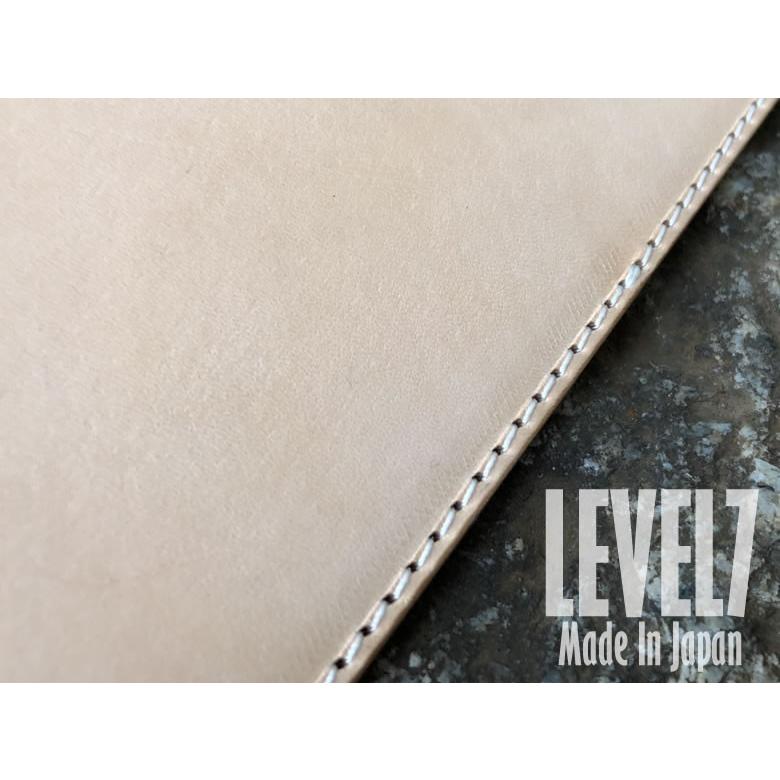 LEVEL7 各種 iPhoneに対応 手帳型iPhoneケース ナチュラル 本革 イタリアンレザー ヌメ革を使用 ハンドメイド 日本製 IPIT-SS