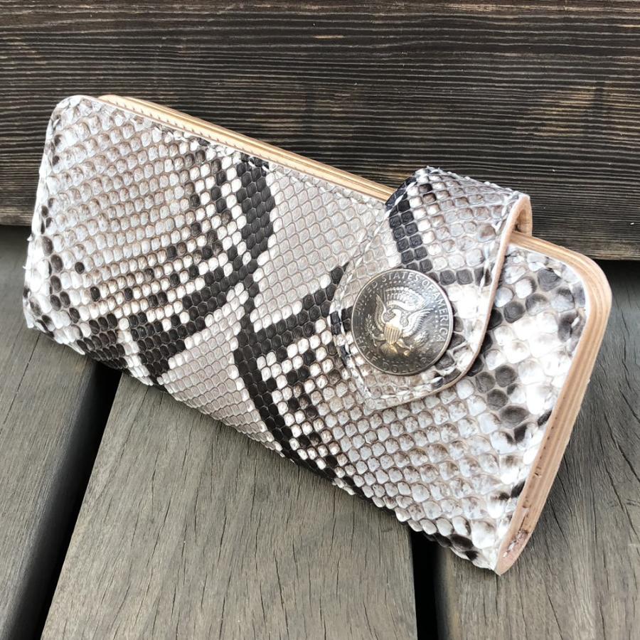 長財布/ロングウォレット ダイヤモンドパイソン本革 イタリアン 長財布/ロングウォレット ダイヤモンドパイソン本革 イタリアン