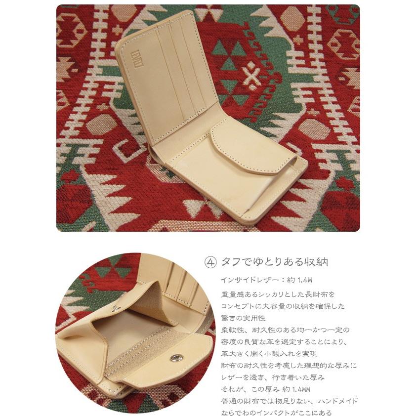 日本製】財布/ハンドメイドショートウォレット レザーウォレット 本革