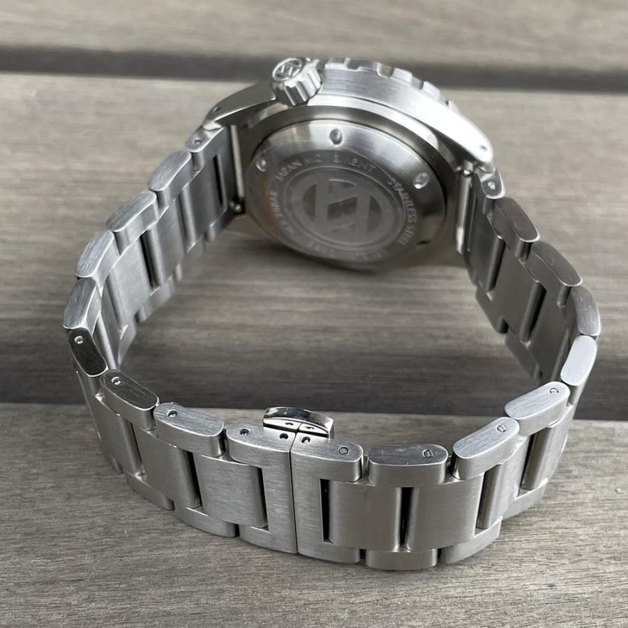 日本製 ハンドメイドの腕時計 20気圧防水 自動巻き SEIKO NH36 サファイアダブルドーム風防 316Lステンレス 腕時計 LEVEL7の画像