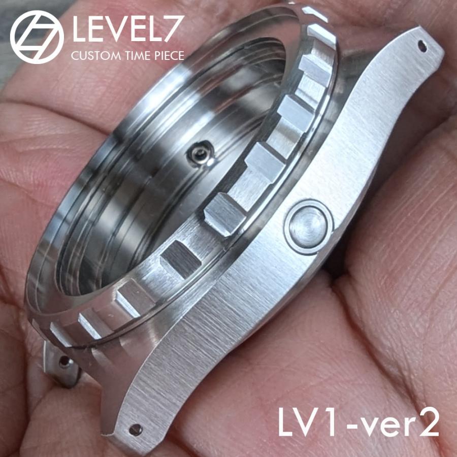 LV1 ARFBK-BK 日本製 自社組立の腕時計 20気圧防水 自動巻き SEIKOグループ TMI NH36 サファイア風防 腕時計 LEVEL7の画像