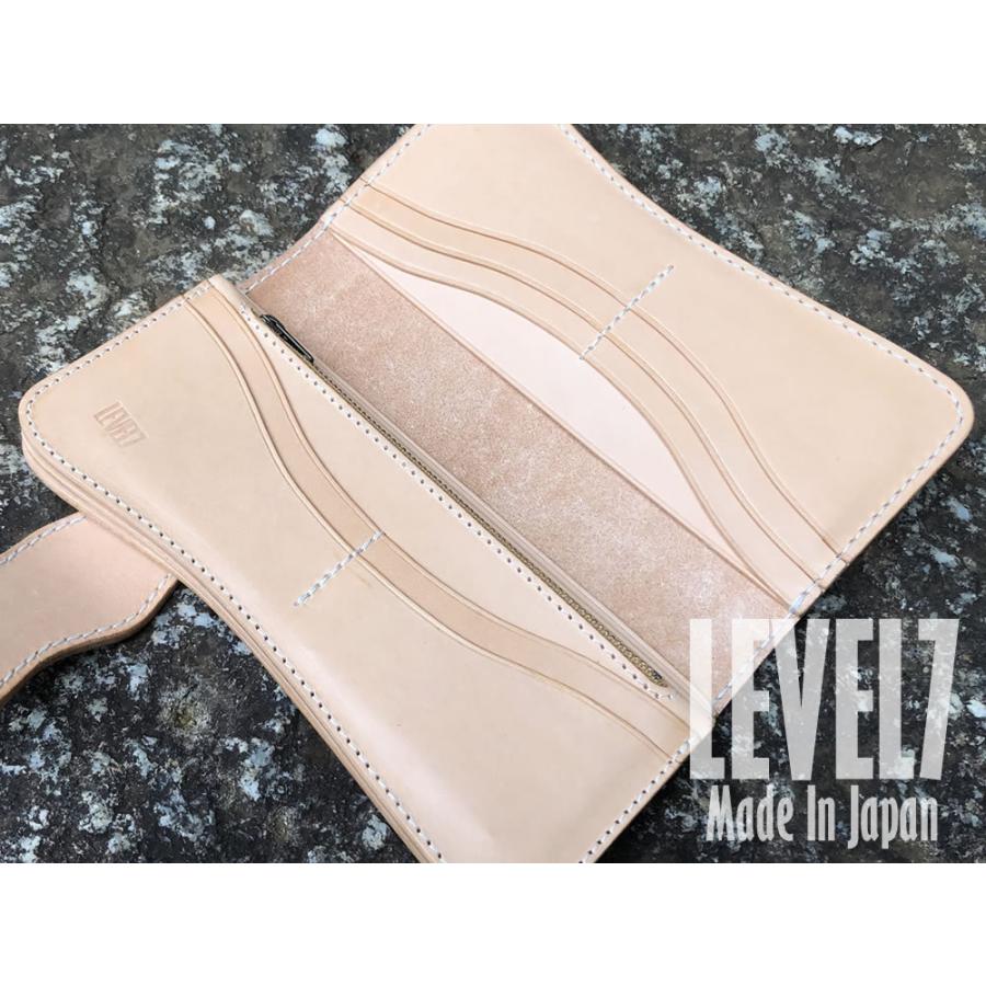 長財布/ハンドメイドロングウォレット バスケット＆フラワーカービング