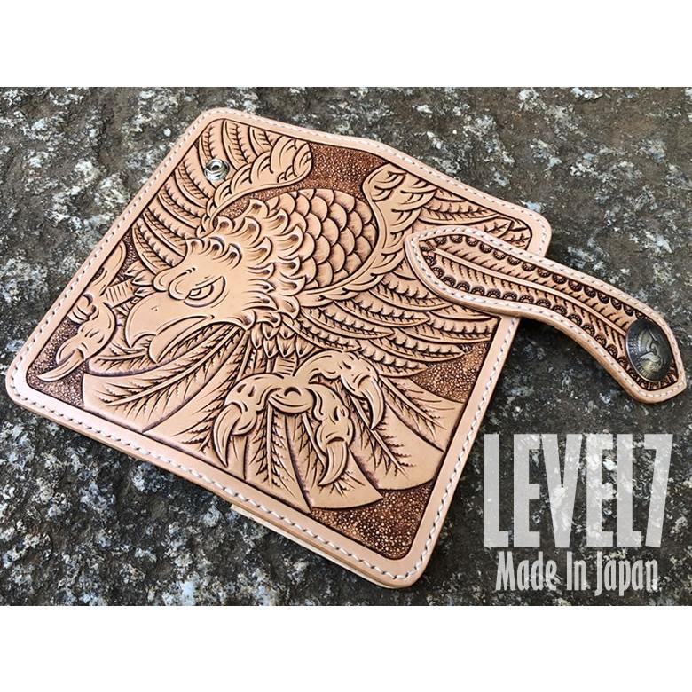 長財布 ロングウォレット イーグル/タカ レザーカービング 長財布 ロングウォレット イーグル/タカ レザーカービング