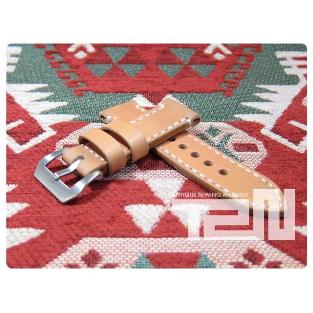 日本製/Made In Japan】幅22MM/24MM対応 パネライスタイル ナチュラル