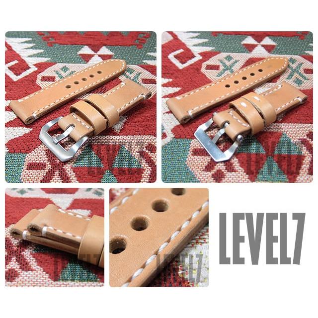 日本製/Made In Japan】幅22MM/24MM対応 パネライスタイル ナチュラル
