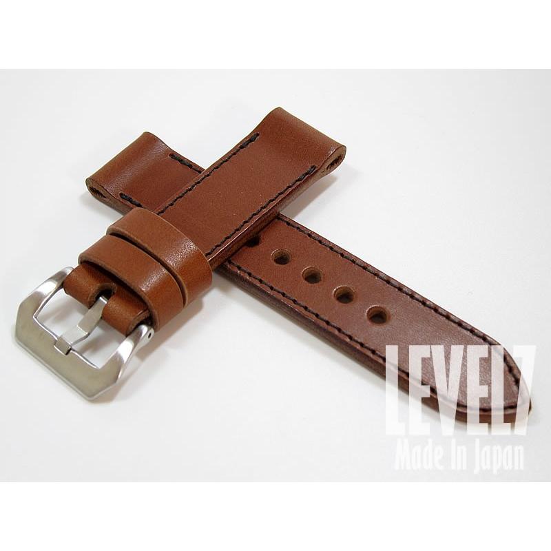 選べる3サイズ/幅22/24/26MM】 パネライ スタイル オイル染料仕上げ