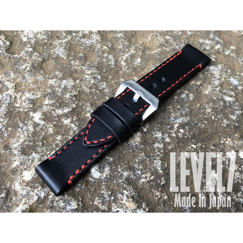 選べる3サイズ/幅22/24/26MM】 パネライ スタイル オイル染料仕上げ