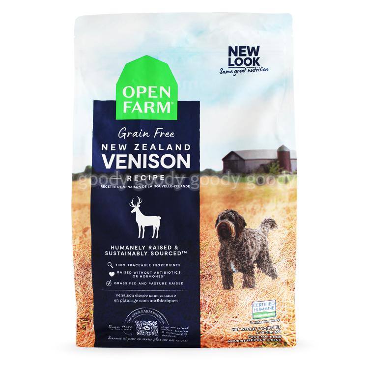 オープンファーム ベニソンレシピ ドッグフード 1.81kg : goody - 通販