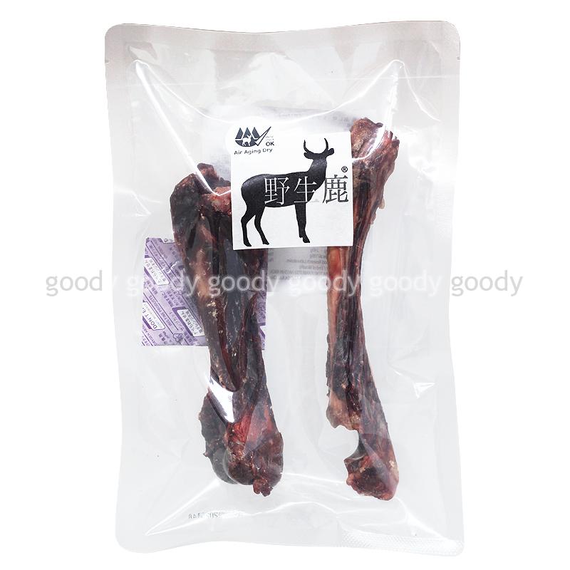 兵庫県丹波産 野生鹿 足骨 Sサイズ (アソート) 犬用 約200g (2〜3本