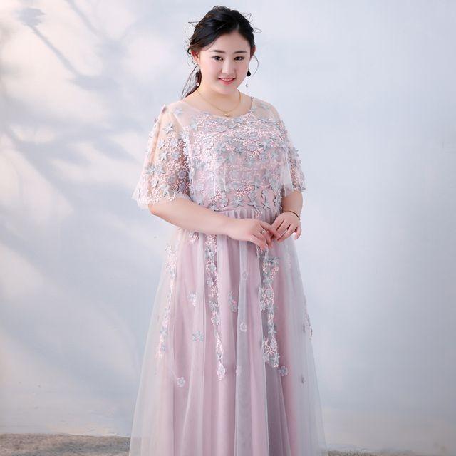 ロングドレス 演奏会 パーティードレス ぽっちゃり 結婚式 袖なし ロング 二次会 大きいサイズ お呼ばれ B0396 Eclas 通販 Yahoo ショッピング