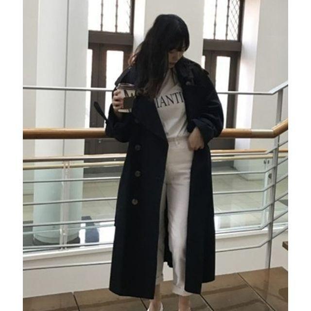 トレンチコート レディース ロングコート 通勤 体型カバー 二色 ヨーロピアンカジュアル オーバーサイズ 春コート レトロ B0524 Eclas 通販 Yahoo ショッピング