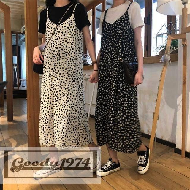定番のお歳暮 冬ギフト レオパードキャミソール付ワンピース ロングワンピース