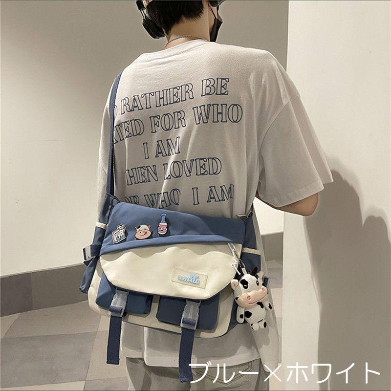キッズ ジュニア レッスンバッグ A4 ナイロン布 肩掛け 斜め掛け 子供