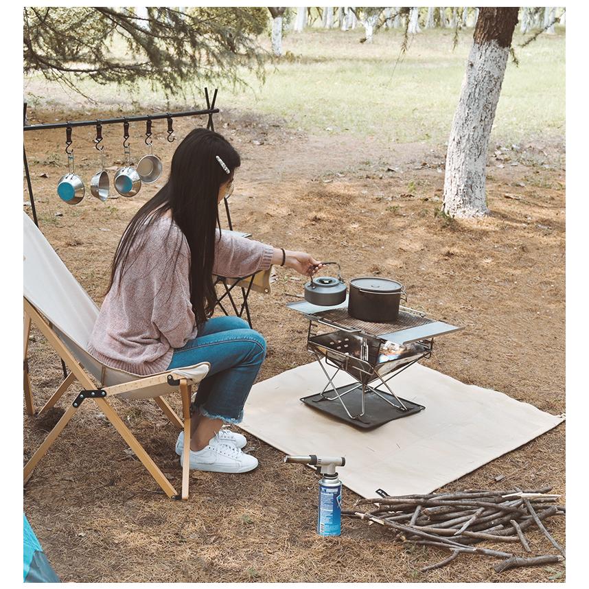 ワタルとなりました。スノーピーク 焚き火台　折りたたみ式　バーベキュー ワタルとなりました。スノーピーク 焚き火台 折りたたみ式