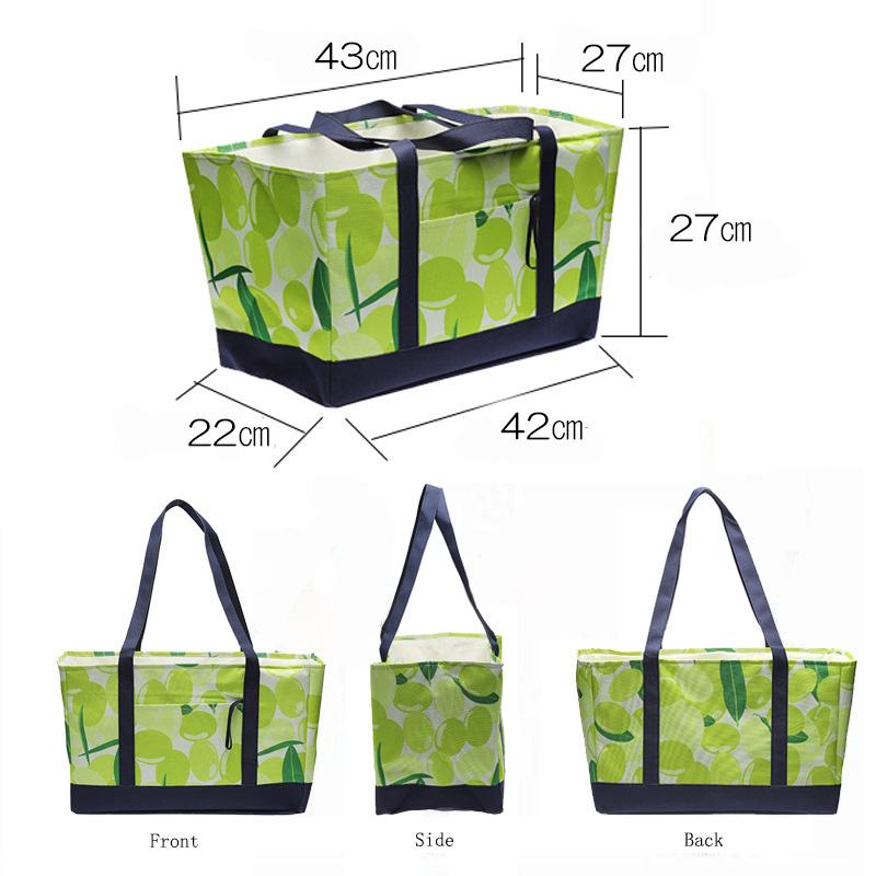エコ バッグ 保冷 大容量 レジ カゴ そのまま おしゃれ 保温 断熱 防汚
