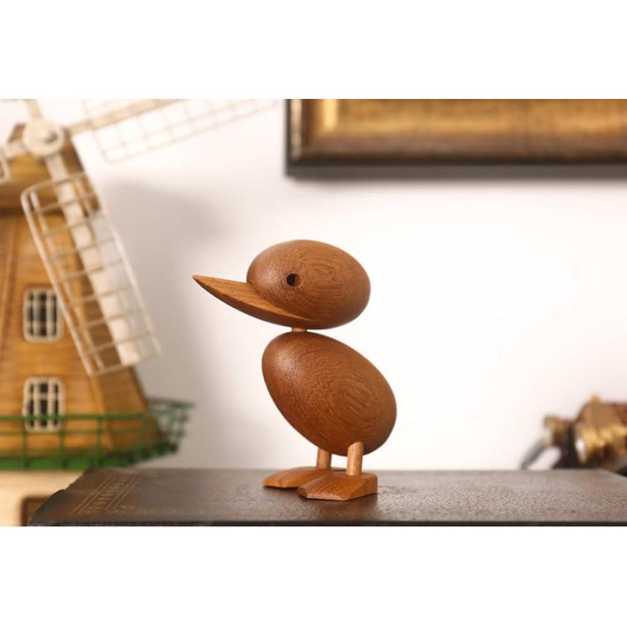 置き物 木製 アヒル オブジェ 小 インテリア 鳥 人形 雑貨 動物 あひる