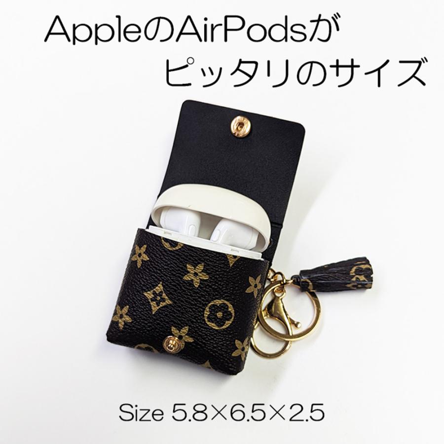 イヤホン ケース 収納 AirPods エアー ポッズ バッグチャーム キー ホルダー ナスカン リング イヤフォン トート ポーチ 鍵  皮製 ライオン 動物 小物｜goodz-store｜08