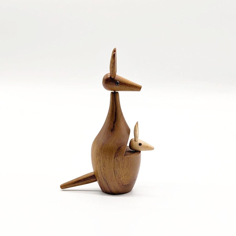 置き物 木製 カンガルー インテリア 人形 雑貨 オブジェ 動物 おもちゃ 雑貨 北欧 ロイヤルペット Royal Pet kangaroo｜goodz-store｜06