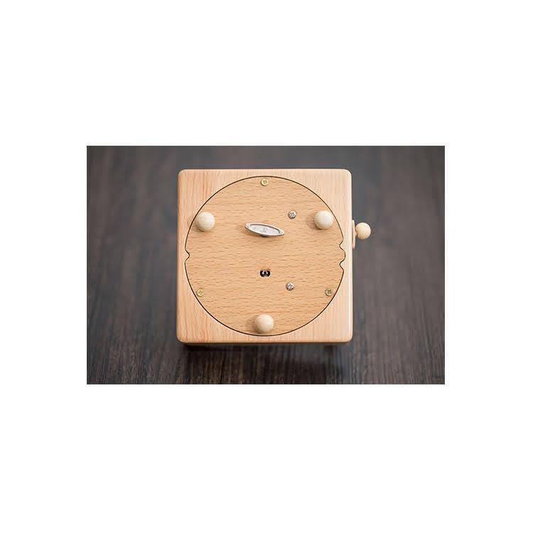 オルゴール 山 トンネル 汽車 名入れ 対応 木製 からくり 音 蒸気機関