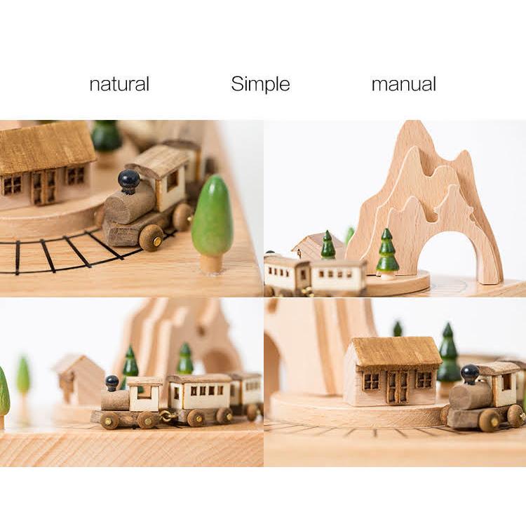 新品 Wooderful life 木製オルゴール 駅と汽車 木製オルゴール 駅と汽車｜サンリオオンラインショップ本店 - 公式通販