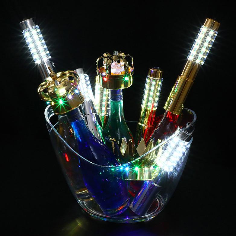 LED ボトル キャップ 棒型 光る スティックタイプパーティー イベント バー 用品 ホストクラブ シャンパン ワイン 充電式｜goodz-store｜05