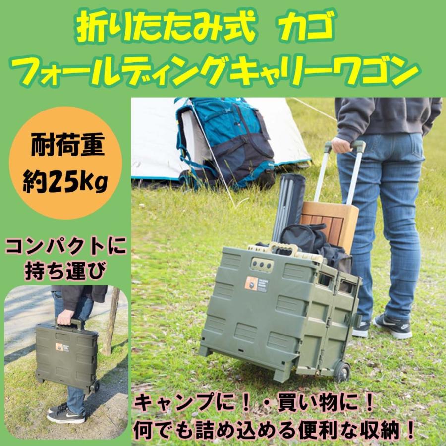女性が喜ぶ グリーン ワゴン キャリー フォールディング 折りたたみカゴ 便利 キャンプ アウトドア 買い物かご 取っ手付き キャリーワゴン 北海道 沖縄への配送は対応しておりません 配送先は北海道 沖縄以外です Www We Job Com