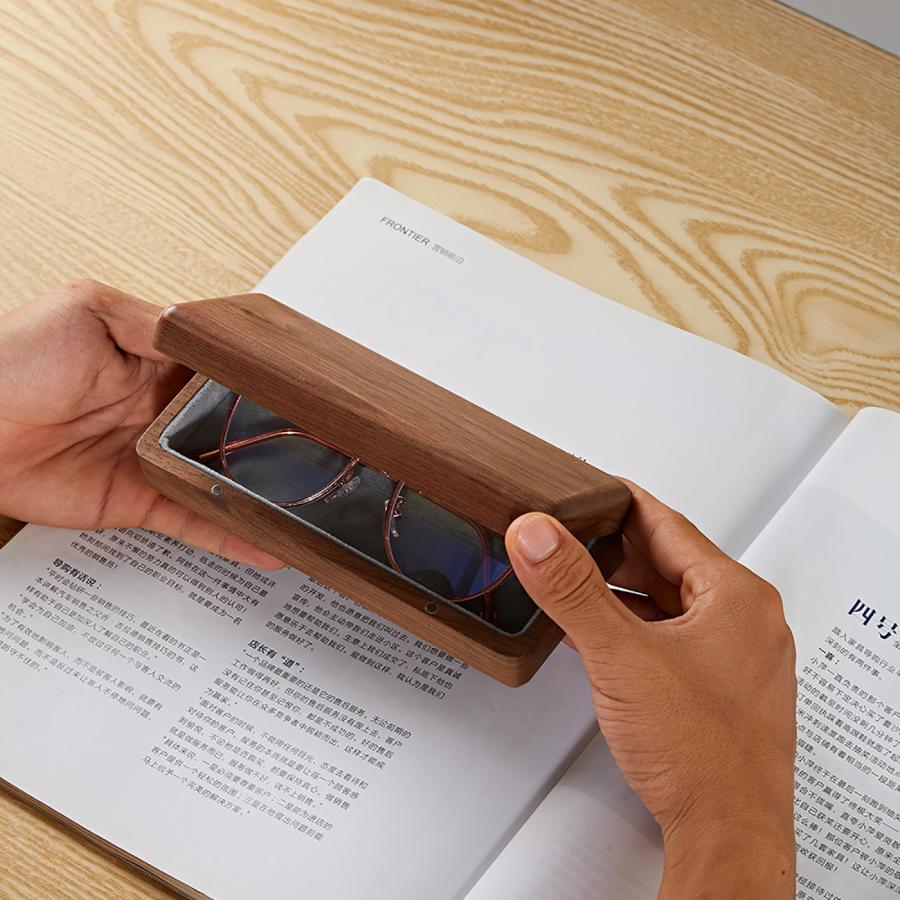 眼鏡 メガネ ケース 天然 木製 ギフト プレゼント 雑貨 ボックス