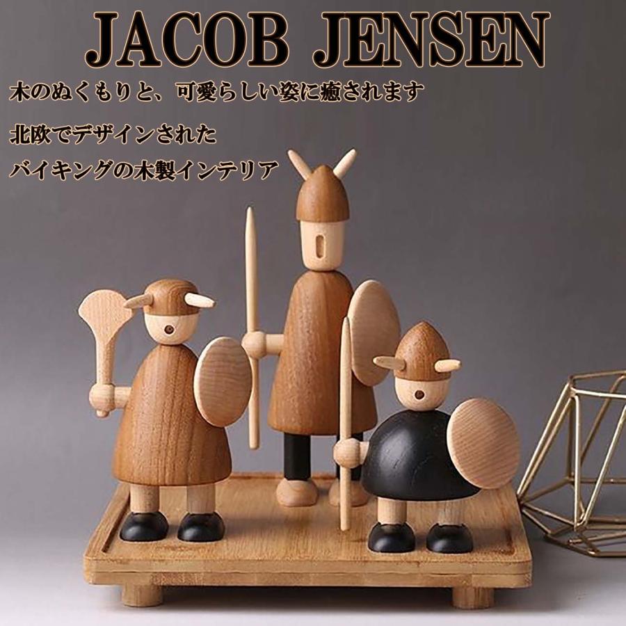 JACOB JENSEN 置き物 木製 バイキング タイプB インテリア 人形 JACOB JENSEN 置き物 木製 バイキング タイプB インテリア 人形