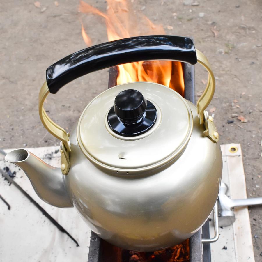 アカオアルミ 湯沸 5l アルミニウム(しゅう酸アルマイト)、ツル・ツマミ アカオアルミ 湯沸 5l アルミニウム(しゅう酸アルマイト)、ツル