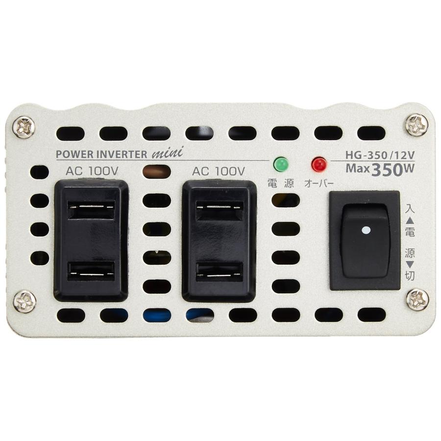 セルスター DC/ACインバーター HG-350/12V DC12V専用 : GOOD ZERO