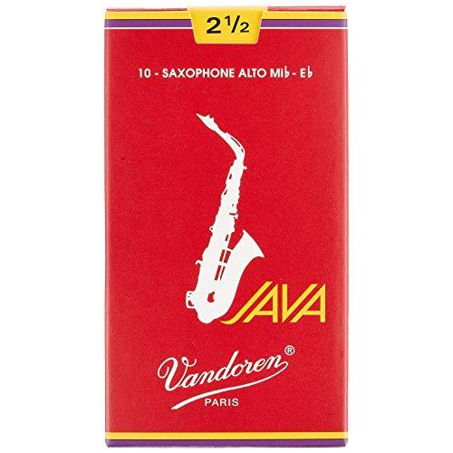 バンドーレン アルトサックスリード JAVA RED:2-1/2(10枚入)SR2625R｜goodzero｜02