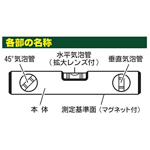 新潟精機 SK アルミ水平器 マグネット付 1200mm ALM-1200｜goodzero｜07