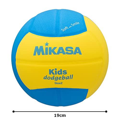 ミカサ(MIKASA) スマイルドッジボール 2号 160ｇ 黄/青 SD20-YBL 推奨内圧0.10~0.15(kgf/?)｜goodzero｜08
