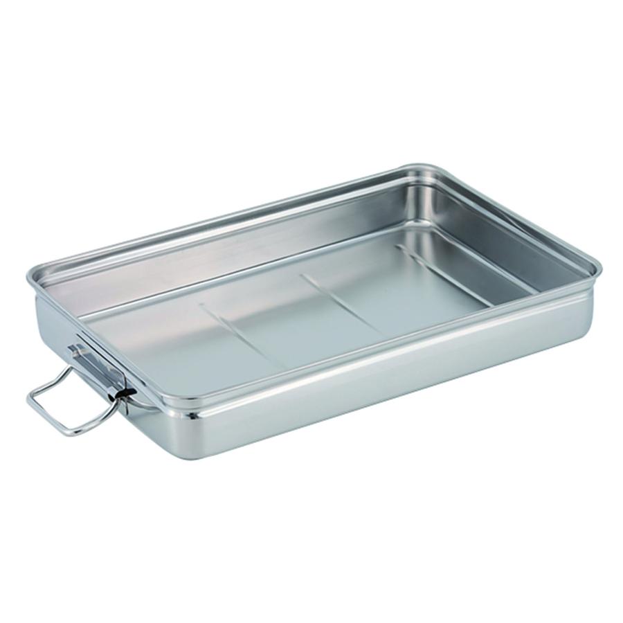 スギコ 18-8ステンレス番重バット 特大深型 手付 660x440x120
