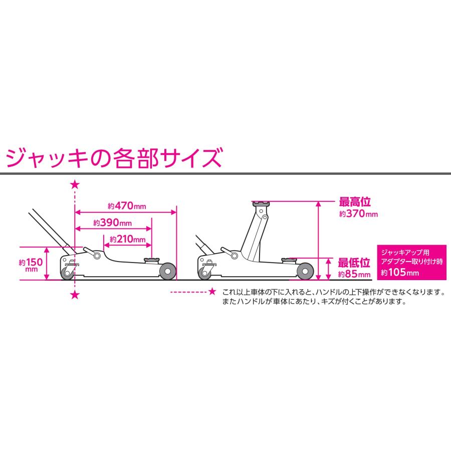 大橋産業(Ohashi Sangyo)　BAL ジャッキ ローダウン車適応 1335 大橋産業(Ohashi Sangyo) BAL () ジャッキ ローダウン車適応 1335