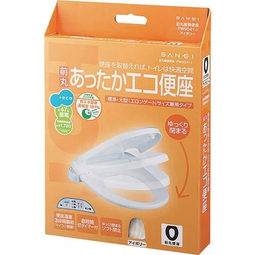 SANEI 暖房便座 前丸タイプ ソフト閉止 温度調節3段階 簡単取付
