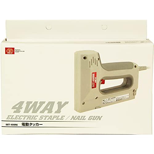 SK11 4WAY電動タッカー 4型ステープル 10型ステープル SET-400RG