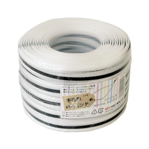 信越工業 手芸用 PPバンド HT1700 100m 白 /黒 PP RAP60160082 : GOOD