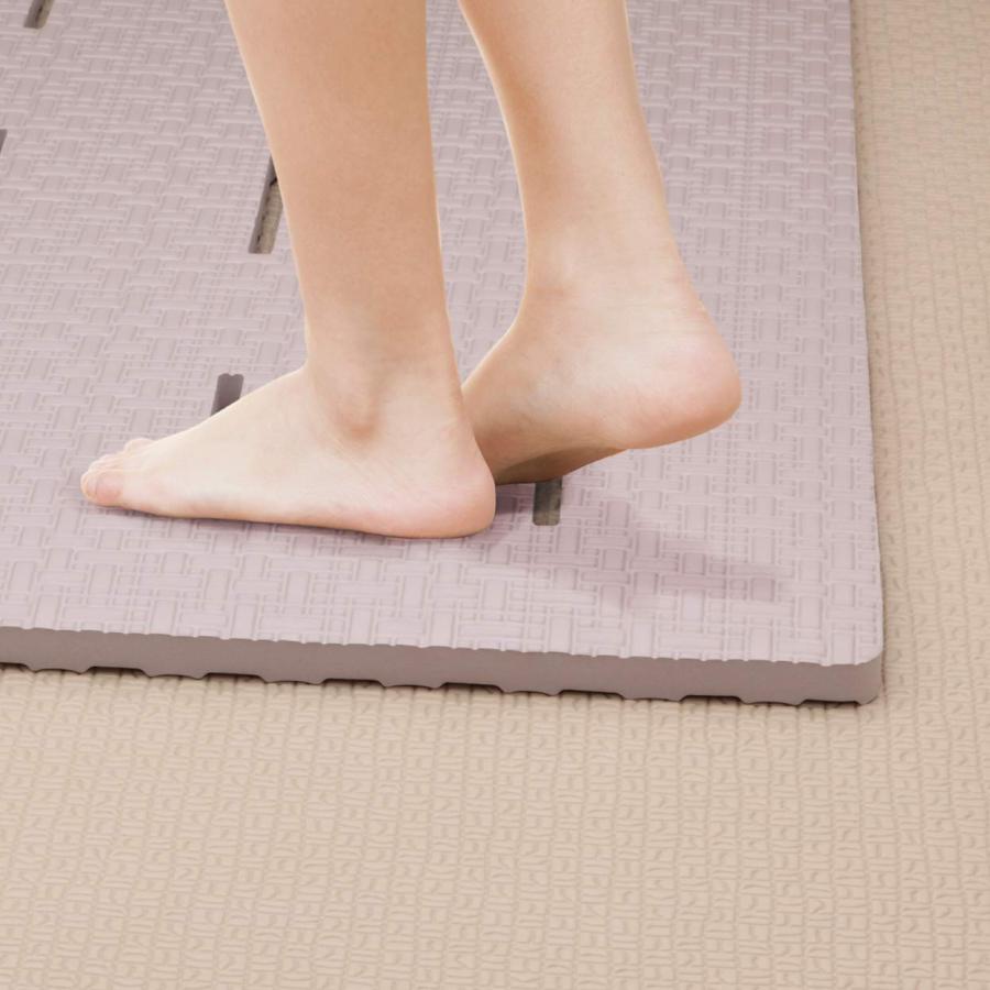 東和産業 薄型ラバーマット グレー 約85×60cm(厚さ1.4cm) 段差が気に