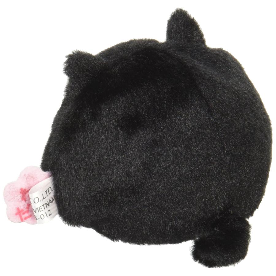三英貿易 オリジナル ぬいぐるみ ねこだんご くろ W7.5×D6×H7cm