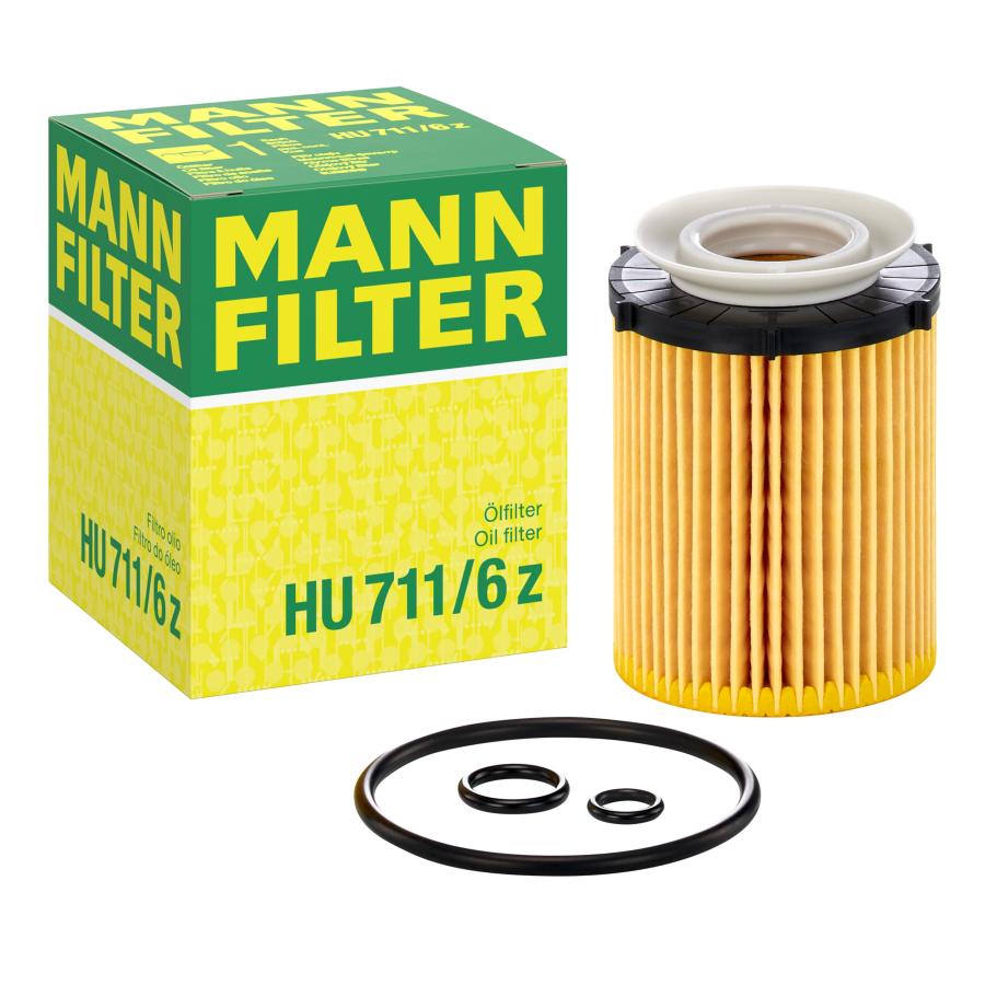 マンフィルター(MANN FILTER) オイルフィルター HU711/6Z