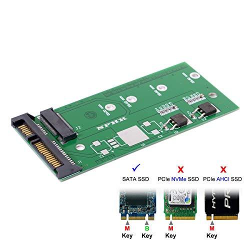 Cablecc M.2 NGFF PCI-E 2レーン SSD - 7mm 2.5 SATA 22ピン ハードディスクケース PCBA E431 E5｜goodzero｜05