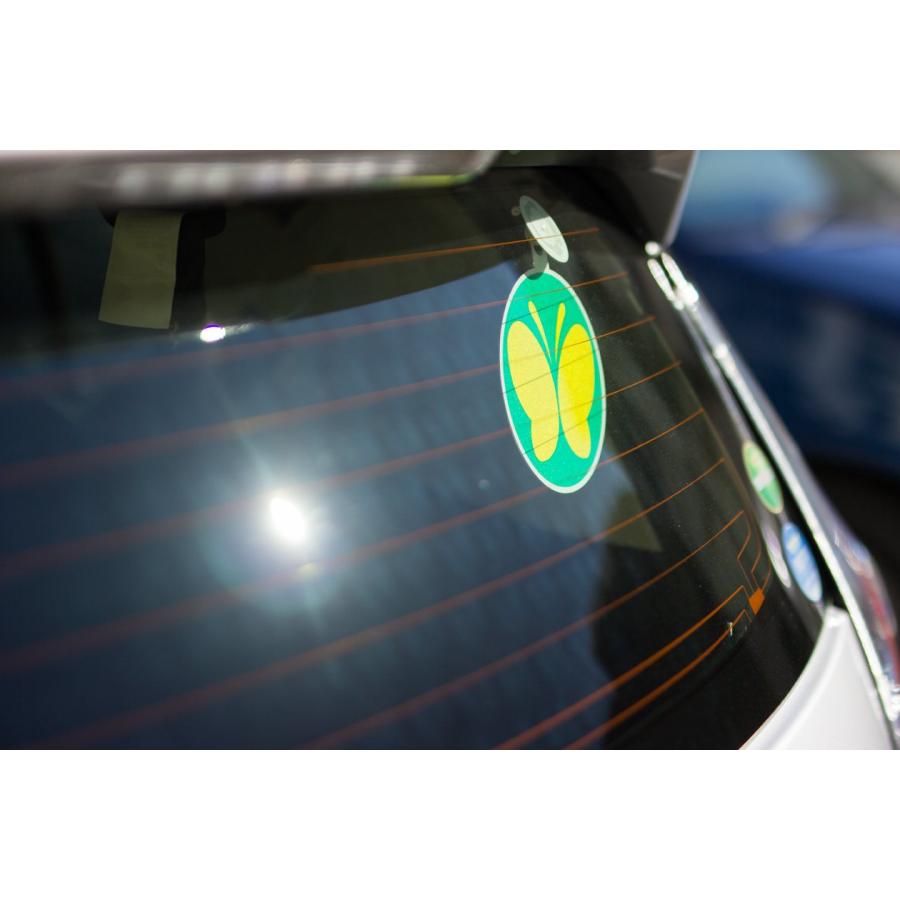 AMUZ 聴覚障害者標識 蝶マーク 反射タイプ 吸盤 1枚 KD-11 |  | 03